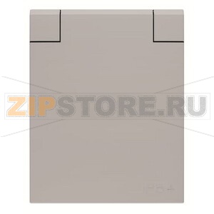 Розетка 10/16 А, 250 В, IP54, серая ABB 2CLA328800A1001 