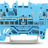 2-conductor through terminal block; 2.5 mm; with test option; same profile as 2-conductor disconnect terminal block; side and center marking; for DIN-rail 35 x 15 and 35 x 7.5; Push-in CAGE CLAMP®; 2,50 mm; blue Wago 2002-1604 - 2-conductor through terminal block; 2.5 mm; with test option; same profile as 2-conductor disconnect terminal block; side and center marking; for DIN-rail 35 x 15 and 35 x 7.5; Push-in CAGE CLAMP®; 2,50 mm; blue Wago 2002-1604