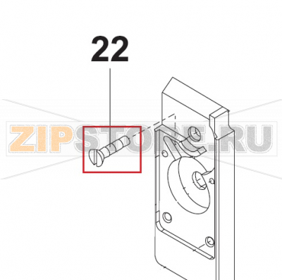 Screw M6x20 Bear Varimixer AR40 VL-1S                                                         Screw M6x20 Bear Varimixer AR40 VL-1SЗапчасть на сборочном чертеже под номером: 22Название запчасти на датском&nbsp;языке: Screw M6x20 Bear Varimixer AR40 VL-1S