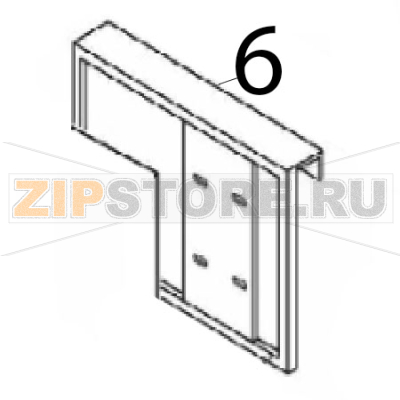 Speed reducer support Angelo Po C165D Speed reducer support Angelo Po C165DЗапчасть на деталировке под номером: 6