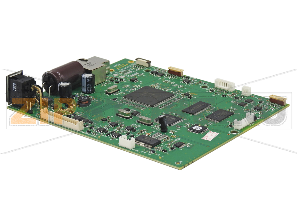 Главная плата USB/Ethernet Zebra GK420t Материнская плата (системная плата, главная плата логики) USB/Ethernet Zebra GK420t Запчасть на сборочном чертеже под номером: 8Название запчасти Zebra на английском языке: GK Main Logic Board, USB/Ethernet