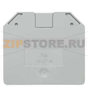 cover through-type terminal size 16mm2 gray Siemens 8WH9076-1PA00 