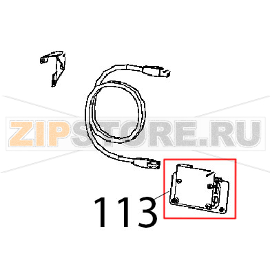 Assieme link LM RJ45 Unox XFT 185 Assieme link LM RJ45 Unox XFT 185Запчасть на деталировке под номером: 113