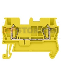 КЛЕММА ПРОХОДНАЯ ПРУЖИННОЕ ПОДСОЕДИНЕНИЕ: 1,5ММ2,4,2MM, ЖЕЛТЫЙ Siemens 8WH2000-0AE06
