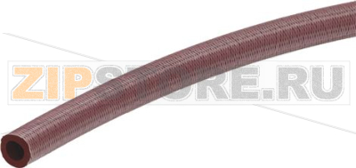 HOSE RED SILICONE WITH GLAS SHEATH 