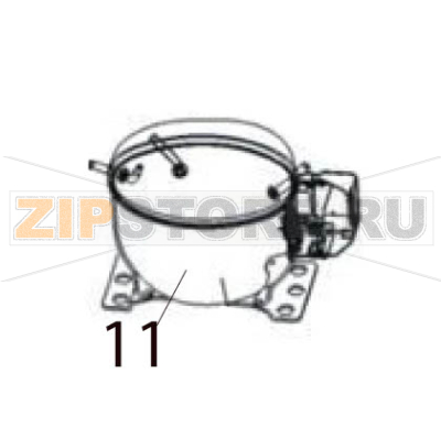Compressor Hurakan HKN-IMF18 Compressor Hurakan HKN-IMF18Запчасть на деталировке под номером: 11