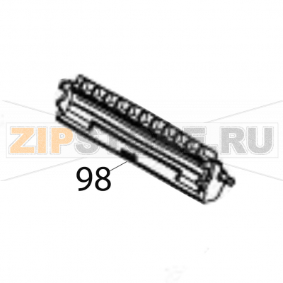 Печатающая термоголовка Sato CG412DT (305dpi) Печатающая термоголовка для принтера Sato CG412DT (305dpi)Запчасть на деталировке под номером: 98
