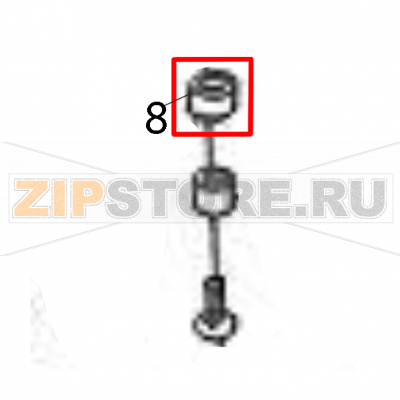 Guide roller (A) Sato M84Pro Guide roller (A) Sato M84ProЗапчасть на деталировке под номером: 8Название запчасти на английском языке: Guide roller (A) Sato M84Pro.