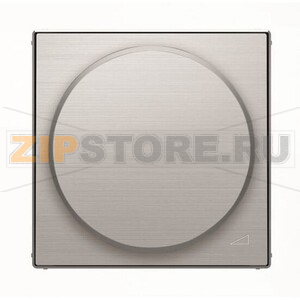 Накладка с поворотной ручкой для механизма поворотного светорегулятора, нержавеющая сталь ABB 2CLA856020A1401 