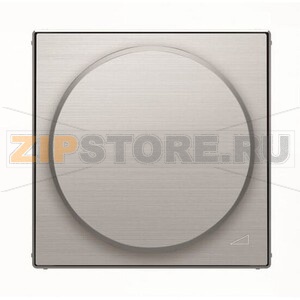 Накладка с поворотной ручкой для механизма поворотного светорегулятора, нержавеющая сталь ABB 2CLA856020A1401 