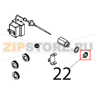 C/Dado M16x1.5 Angelo Po FX101G2 C/Dado M16x1.5 Angelo Po FX101G2Запчасть на деталировке под номером: 22