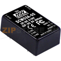 Преобразователь DC/DC, 200 мА Mean Well SCW03C-15
