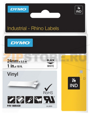 Лента виниловая 24 мм x 5.5 м Dymo 