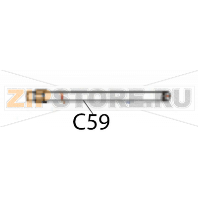 Label guide shaft Godex EZ-2300 plus Label guide shaft Godex EZ-2300 plusЗапчасть на деталировке под номером: C-59Название запчасти Godex на английском языке: Label guide shaft EZ-2300 plus.