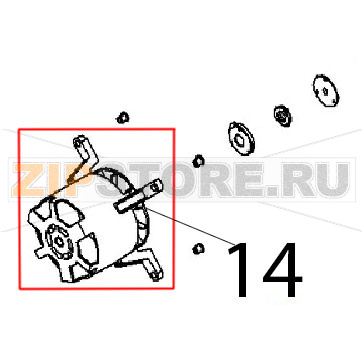 Motore 0.70 kW, 4 poli trifase Angelo Po FX201G3 Motore 0.70 kW, 4 poli trifase Angelo Po FX201G3Запчасть на деталировке под номером: 14