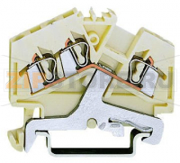 3-проводные экранированные клеммы; 2,5 мм; центральная маркировка; для DIN-рейки 35 x 15 и 35 x 7,5; CAGE CLAMP®; 2,50 mm; белые Wago 280-640