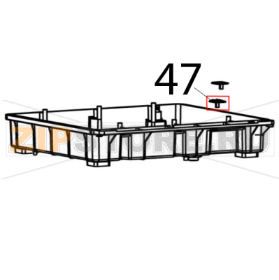Left cover Bartscher RT-78B-8 Left cover Bartscher RT-78B-8Запчасть на деталировке под номером: 47