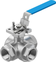 Кран шаровой Festo VZBE-1-T-63-F-3T-F05-M-V15V15