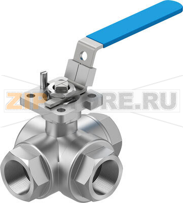Кран шаровой Festo VZBE-1-T-63-F-3T-F05-M-V15V15 