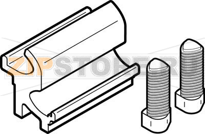 Комплект переходников Festo DHAM-ME-N2-CL 