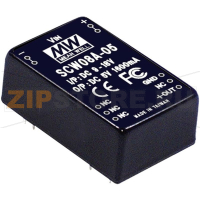 Преобразователь DC/DC, 1600 мА Mean Well SCW08B-05
