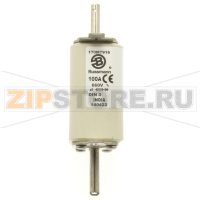 Предохранитель, 100 A, AC 660 В, 100 кА, DIN 0, aR, DIN, IEC Eaton FUSE 100A 660V DIN 0 AR