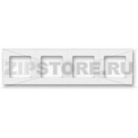 Рамка четырехместная, белый/ледяной ABB 2CHH015040A6001