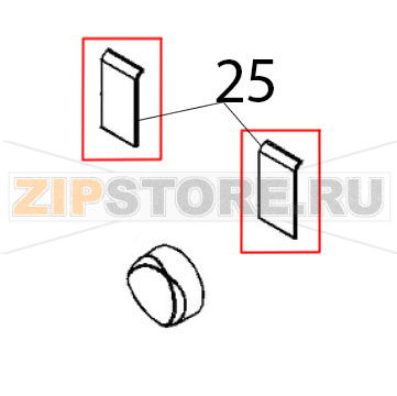 Tappo chiusura Angelo Po AT61EW Tappo chiusura Angelo Po AT61EWЗапчасть на деталировке под номером: 25