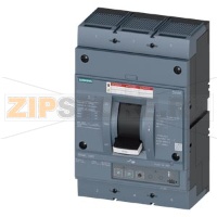 circuit breaker 3VA6 UL frame 800 breaking capacity class  H 65kA @ 480 V 3-pole, line protection ETU320, LI, In=600A overload protection Ir=240A ...600A short circuit protection Ii=1,5...12 x In Siemens 3VA6560-6HL36-2AA0