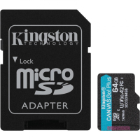 Карта памяти 64 Гб, microSDXC Kingston SDCG3/64GB