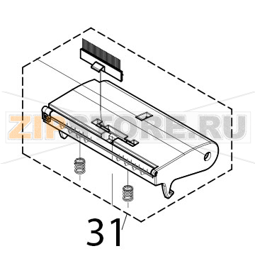 Printhead holder CAB EOS5 Printhead holder CAB EOS5Запчасть на деталировке под номером: 31