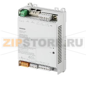 DXR2.E10-101A - Компактный контроллер, BACnet/IP, 230 V, плоский корпус, 1 DI, 2 UI, 3 реле, 4 тиристорных выхода Siemens DXR2.E10-101A 