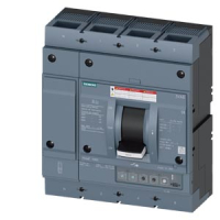 circuit breaker 3VA6 UL frame 800 breaking capacity class  C 100kA @ 480 V 4-pole, line protection ETU330, LIG, In=800A overload protection Ir=320A ...800A short circuit protection Ii=1,5...10 x In Siemens 3VA6580-7HM42-2AA0