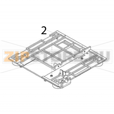 Base (stacker) Sato TG308 Base (stacker) Sato TG308Запчасть на деталировке под номером: 2Название запчасти на английском языке: Base (stacker) Sato TG308.