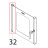Tappo inferiore in plastica Piron PF1006_PI1