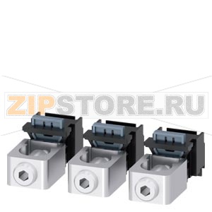 wire connector 3 units accessory for: 3VA4/5 125 Siemens 3VA9133-0JB11 