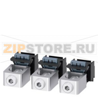 wire connector 3 units accessory for: 3VA4/5 125 Siemens 3VA9133-0JB11