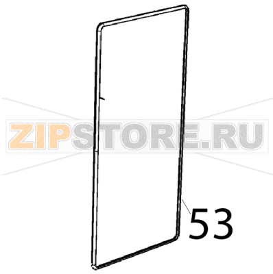 Guarnizione porta Unox XVC 1005EP Guarnizione porta Unox XVC 1005EPЗапчасть на деталировке под номером: 53