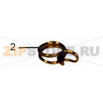 Hose wire clamp silver Meiko DV 80.2 Hose wire clamp silver Meiko DV 80.2Запчасть на деталировке под номером: 2Название запчасти Meiko на английском языке: Hose wire clamp silver Meiko DV 80.2