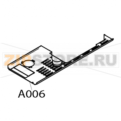 Condenser cover Convotherm OES 6.10 Condenser cover Convotherm OES 6.10Запчасть на деталировке под номером: A006