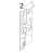 PCB Back plate Toshiba TEC B-852-TS12-QP