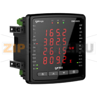 Счетчик электроэнергии 100-270 В/AC/DC, 96x96 мм, RS-485 Entes EMR-04S 