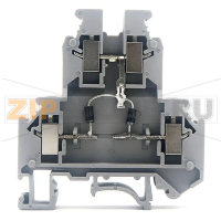 Клемма с 2-мя встроенными диодами 1N4007, серая CHIKU RUG/D-E