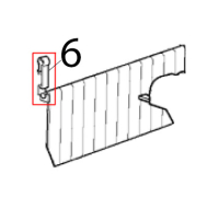 Jalousie rechtehalterung Scotsman EC 126 AS