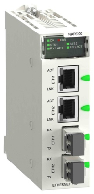 Повторитель оптоволоконный Schneider Electric BMXNRP0200RU 