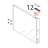 Controstaffa zincata porta C.T. Unox XBC 404