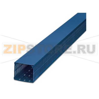 Кабельный канал Phoenix Contact CD 60X80 BU синий, состоит из верхней и нижней части, ширина: 60 мм, высота: 80 мм, длина: 2 000 мм.Минимальный заказ: 10 шт.Упаковка: 10 шт.