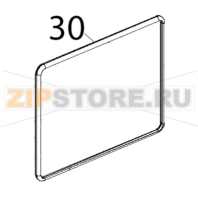 Guarnizione nera 50 shore forni Unox XBC 604P Guarnizione nera 50 shore forni Unox XBC 604PЗапчасть на деталировке под номером: 30