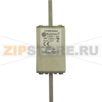 Предохранитель, 100 A, AC 1250 В, 100 кА, size 1, 45x45x156 мм, aR, IEC UL Eaton FUSE 100A 125
