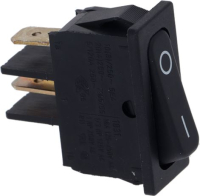 SWITCH 1-POLE BLACK 16A 250V